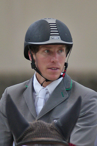 Henrik von Eckermann i sin ridhjälm