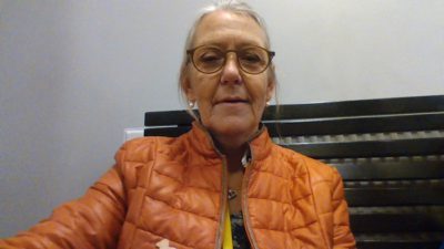 Närbild på Susanne.