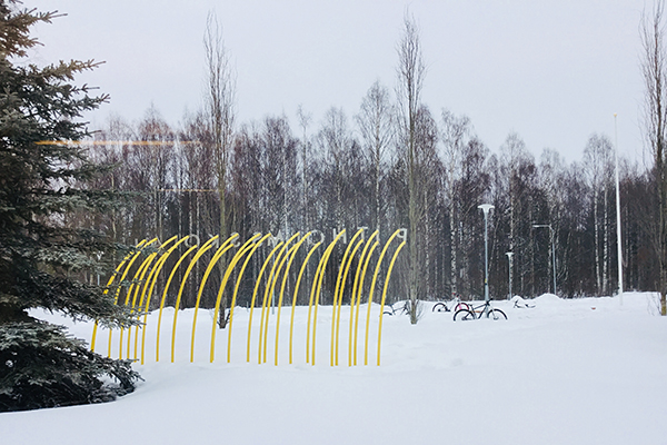 Vårväder i Piteå.