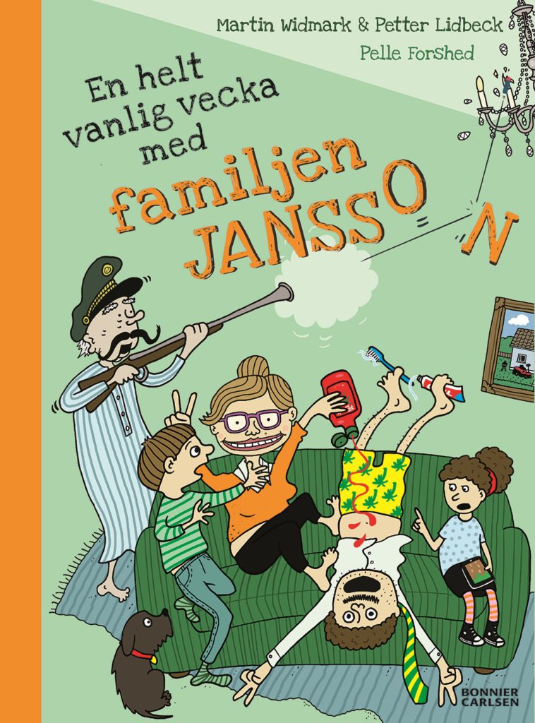 Bokomslag till En helt vanlig vecka med familjen Jansson.